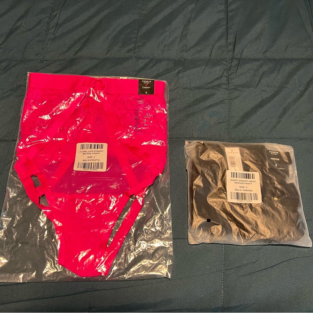 Torrid size 2 cage panties 2 pairs